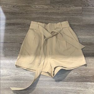NWT High-Waisted Khaki Shorts